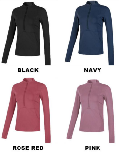 HALF ZIP POCKETED JACKET