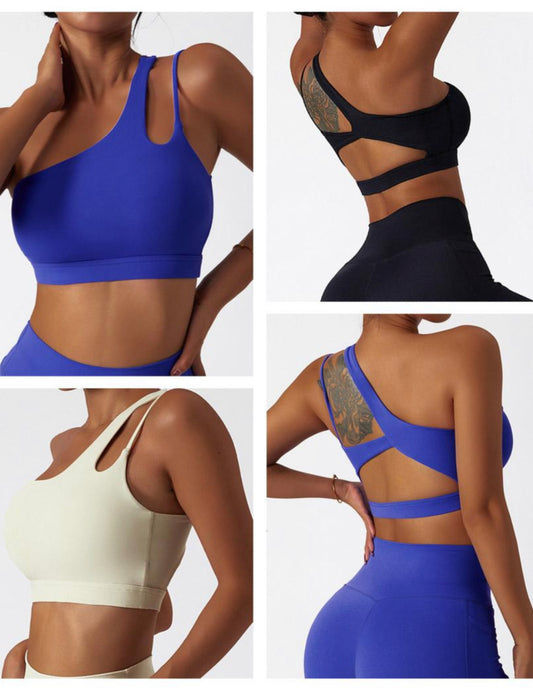 One Side Two Strapped Bra