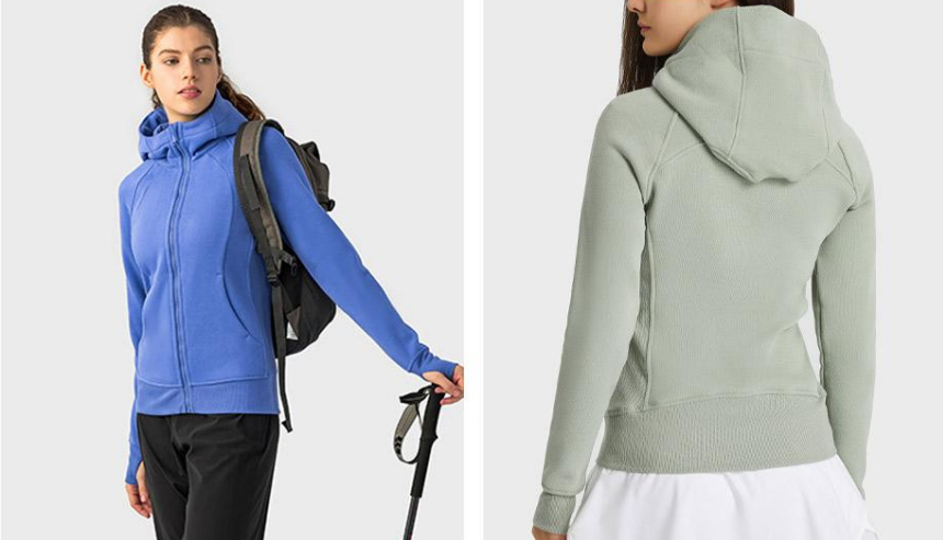SLIM COAT HOODED