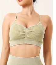 Patterned Set Piece Lace Strapped Bra